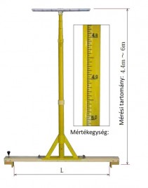 Mérőoszlop felső vasúti vezetékekhez