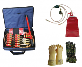 VK-NR-2000 kisfeszültségű késes földelő rövidrezáró készlet